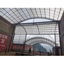 大跨度鋼架，網(wǎng)架采光頂棚用輕型防火阻燃陽光板耐力板聚碳酸酯板